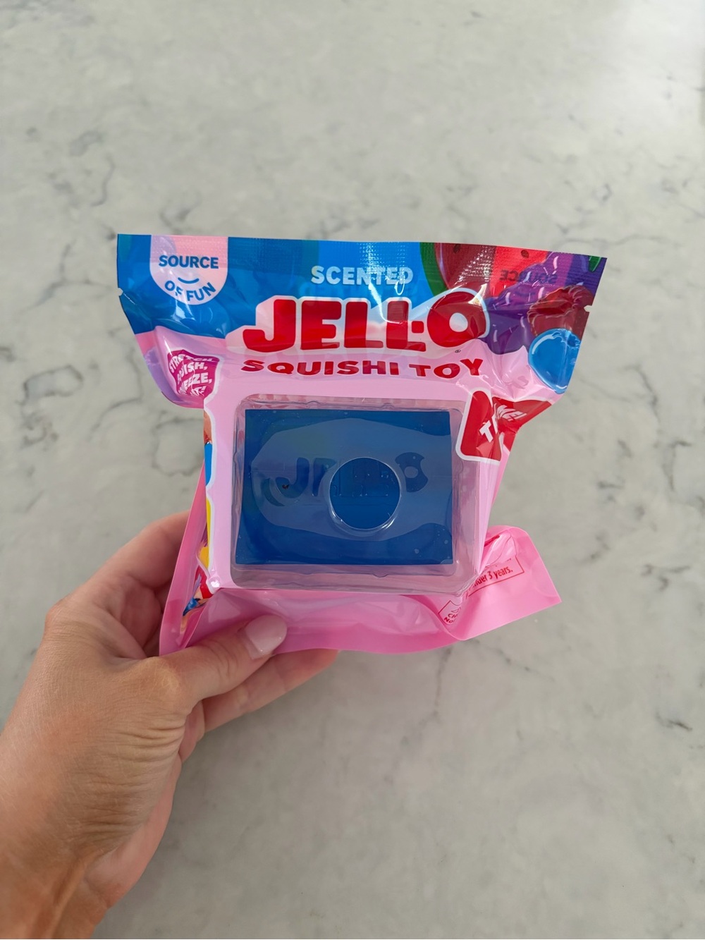 Jell-O Scented Squishi Toy - Blue